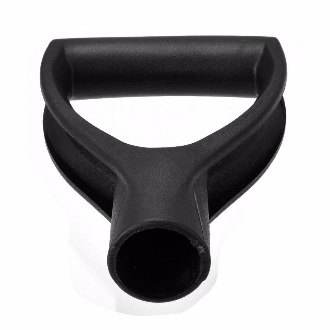 1pc plast scoop håndtag poly d greb håndtag græsplæne gård have snerydning spade gaffel skovl sort