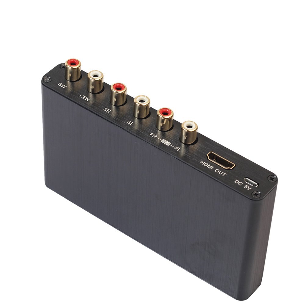 HDMI 5.1 CH digital audio decoder converter Hdmi to Hdmi + Audio Decoder Extractor Splitter Dolby Digital Ac3,dts,lpcm supports