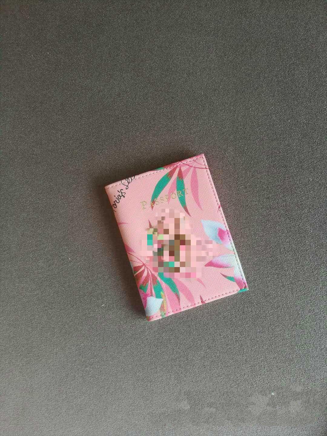 Mode Mannen Vrouwen Reizen Lederen Beschermhoes Pakket Kaarthouder Bloemen Protector Paspoort Portemonnee Credit Paspoort Kaart