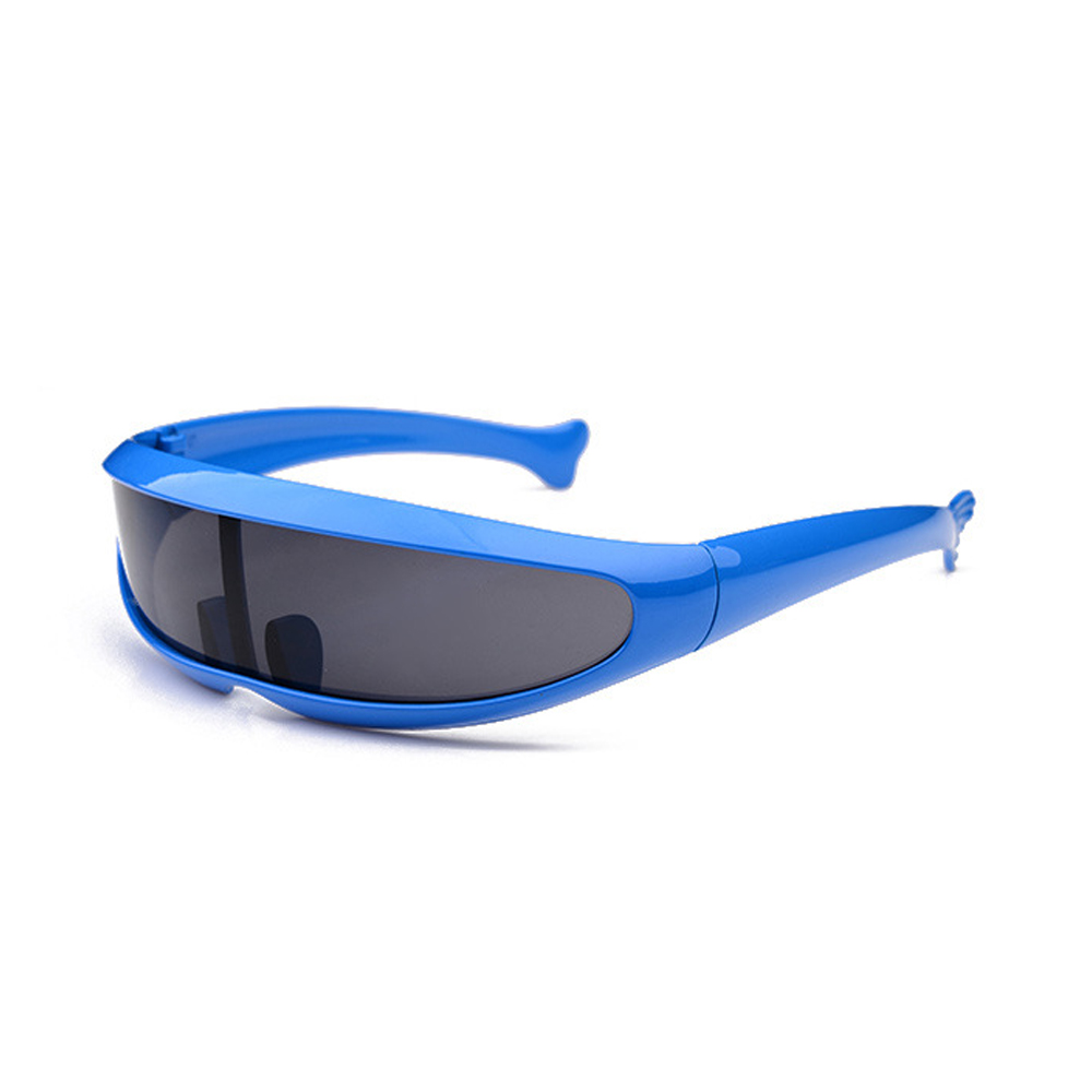 Unisex Hd Visuele Zonnebril Uv Bril Buitensporten Zonnebril Dolfijn Riding Bril Fishtail Outdoor Bril Mannen En Vrou: Blauw