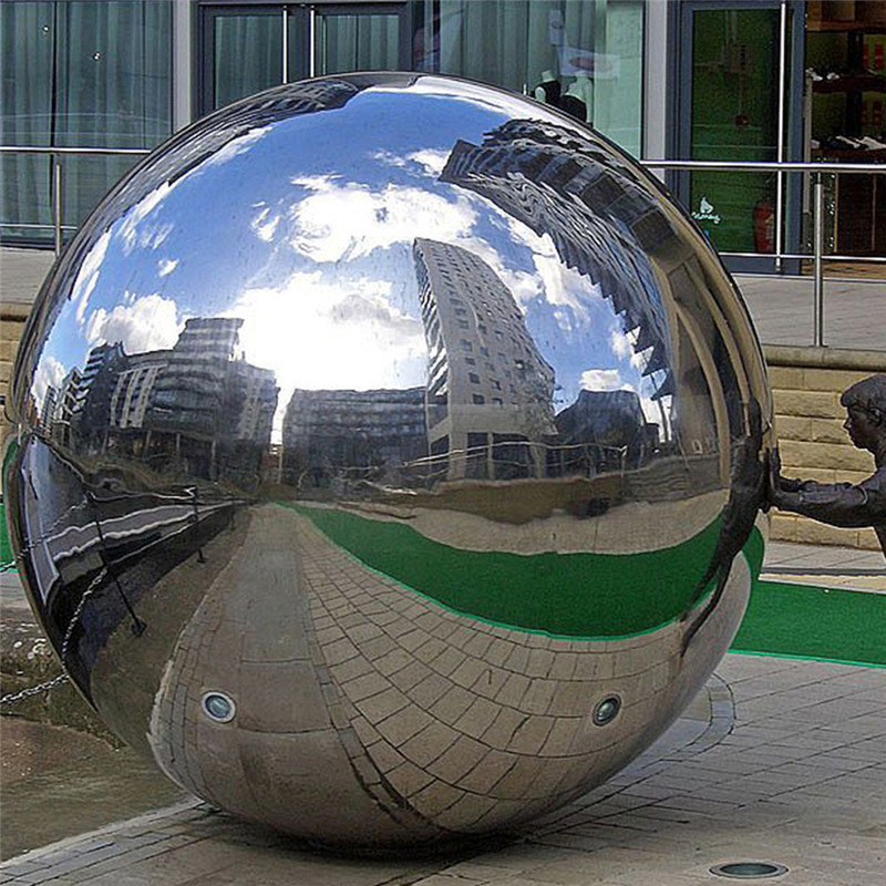 Hochglanz funkeln Edelstahl Ball Kugel Spiegel Hohl Ball Heimat Garten Dekoration Liefert Ornament 19mm ~ 120mm