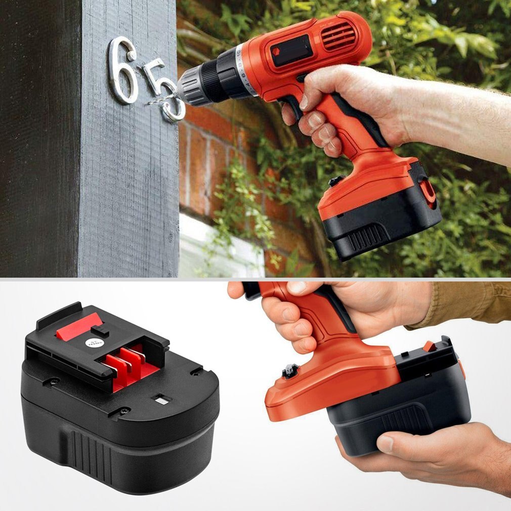 2x 4800mAh Ni-MH Akku Für Black & Decker 14,4V – Kompatibel Mit Vielen Modellen