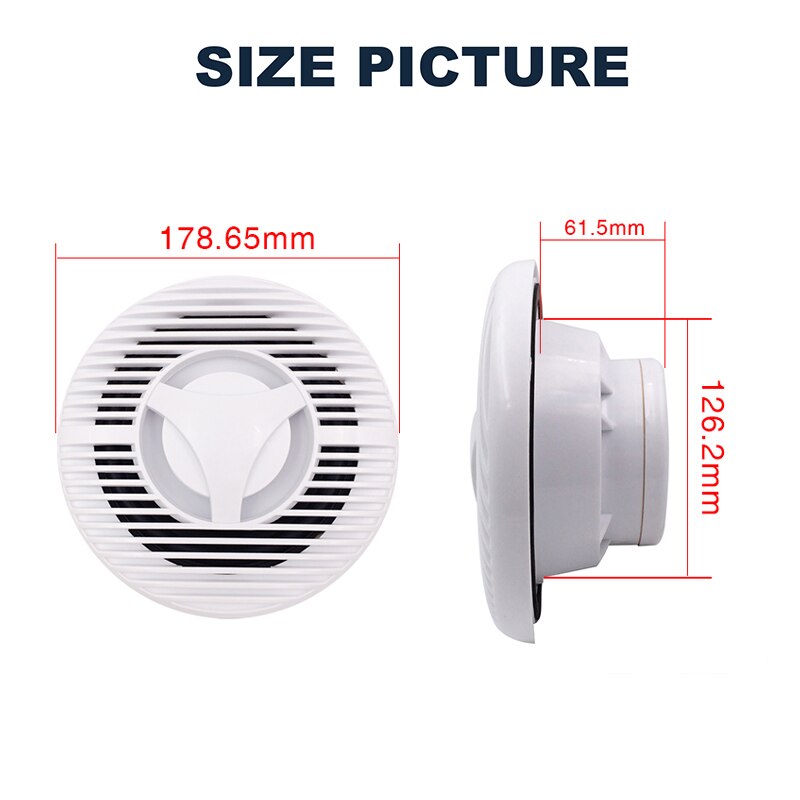 1Pair 240Watts 6.5inch Marine Waterproof Speakers System 2Way Boat Outdoor Speakers For ATV UTV SPA Truck Golf Carts Motorcycle