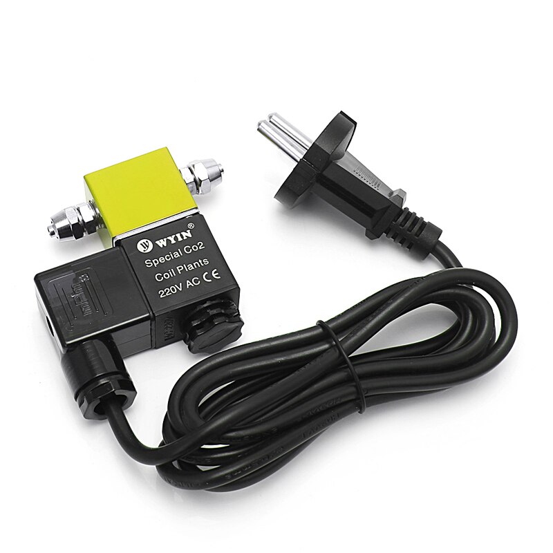 110V/220V EU US Plug 50Hz CO2 Aquarium System Magnetic Solenoid Valve Regulator