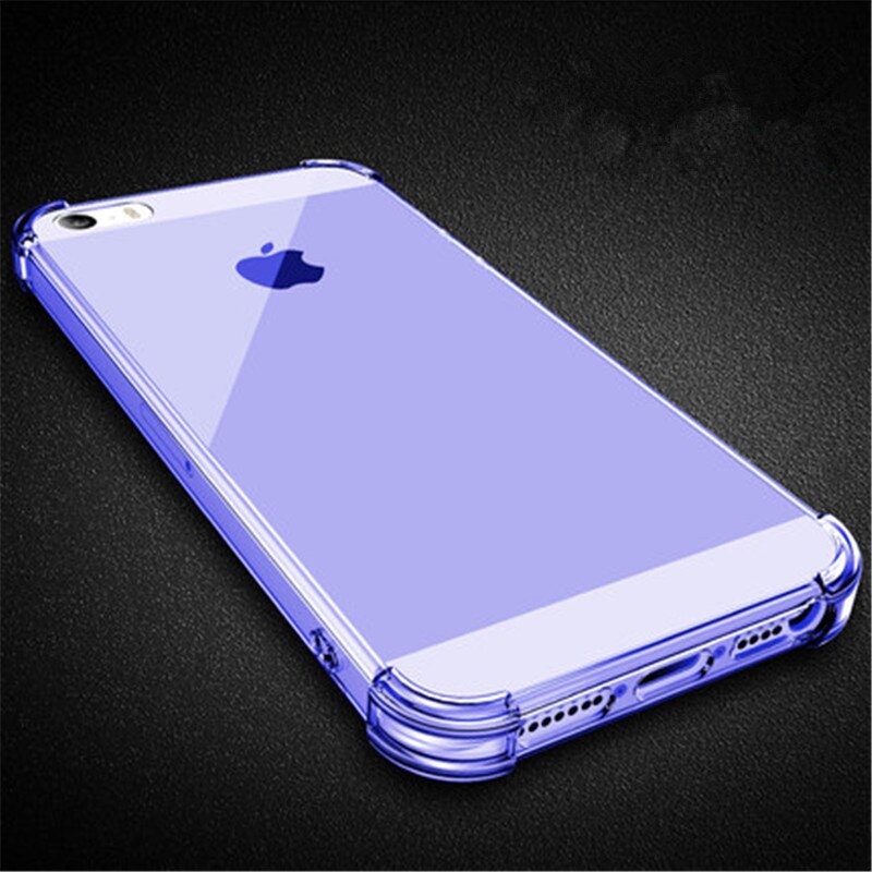 UNBreak Phone Case for iPhone 6 6S 7 Plus Cases Guard Series Anti Knock Back Cover TPU Crash Proof Shell Capa Fundas: For iPhone 7 / Pueple