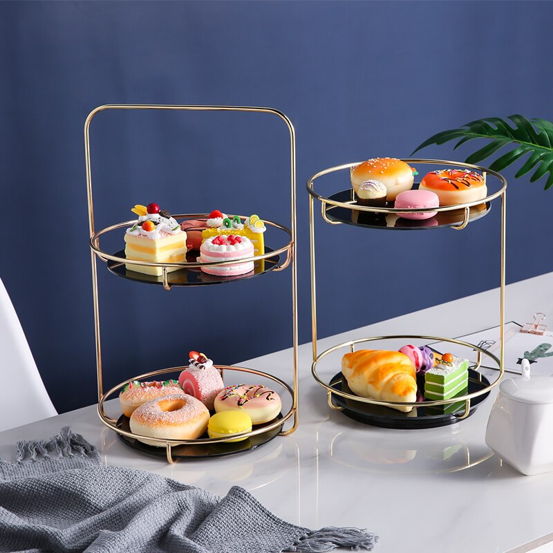 Anfei ankom parfume opbevaring organisator metal guld læbestift kosmetisk arrangør roterende kage display arrangør