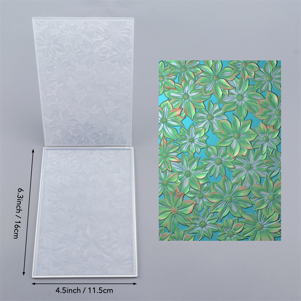 Trees 3D Embossing Folder Blooming Flowers Christmas Decorations Spider Web Background Patterns Templates Stencil For DIY Scrapb: Dark Khaki