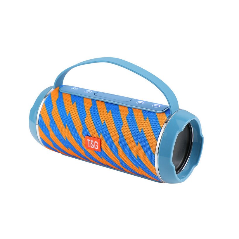 TG116C Draadloze Krachtige Bluetooth Speaker Box Outdoor Luidsprekers Subwoofer Muziek Center Boombox 3D Stereo Radio: Color blue
