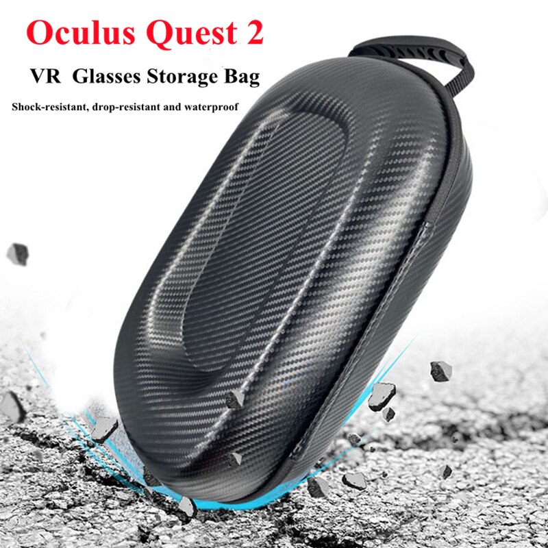 Oculus Quest 2 Vr Opbergdoos Universele Hoofd Gemonteerde Opbergtas Handige Anti-Fall Shock-Proof Koffer accessoires
