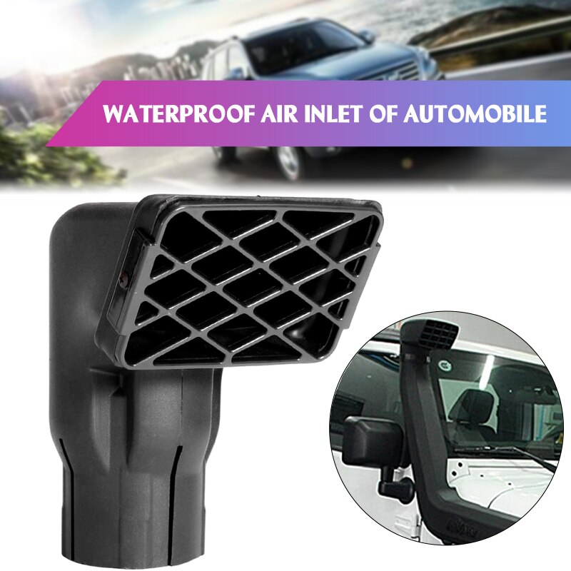 Air Intake Black Car Air Intake Ram Fit Off Road Replacement Mudding Snorkel Head Air Intake Ram Head For SUV Car