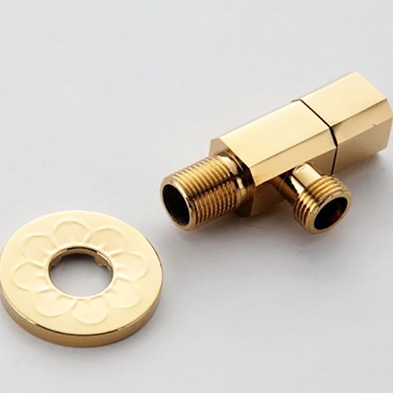 G1/2 Angle Stop Valve Brass Turn Water Shut Off Stop Valve Opening Valve For Bathroom Toilet Kitchen Sink Brass Angle Valve