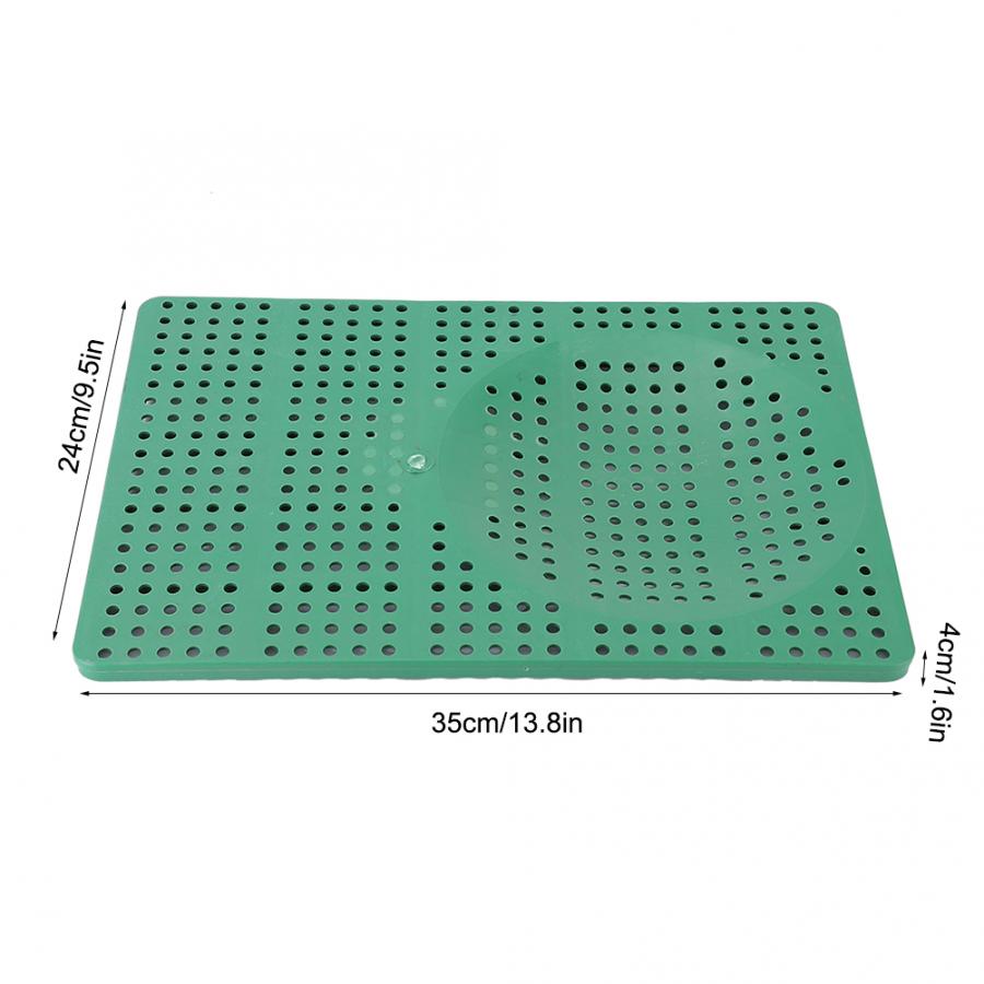 Rabbit Cage Pad Anti-bite Hollow Rabbit Hutch Mat Pet Cage Hutch Floor Grid Mat Water Leak Pad Accessory