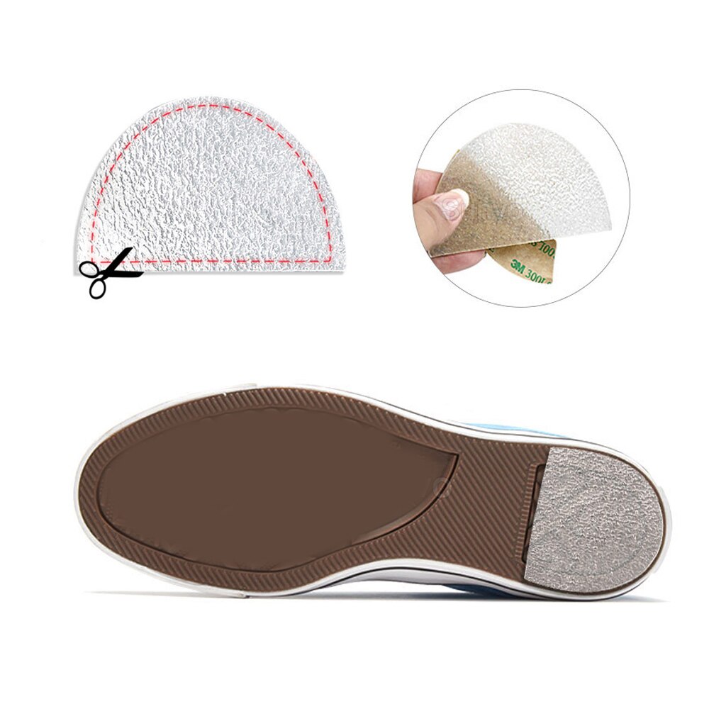 Sunvo-Protector de suela de talón para zapatillas, pegatinas de suelas resistentes al desgaste, autoadhesivas, suela de goma, almohadillas antideslizantes para el cuidado de los zapatos