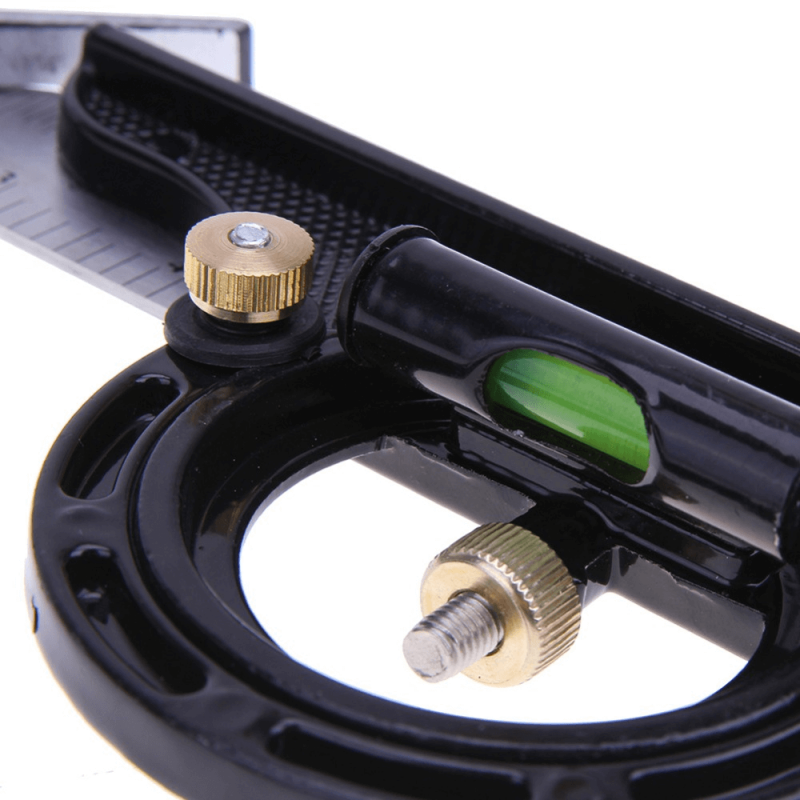 Marking Gauge Square Angle Ruler Set Engineers Adjustable Multi Combination Right Angle Ruler Protractor Measuring Tools Set