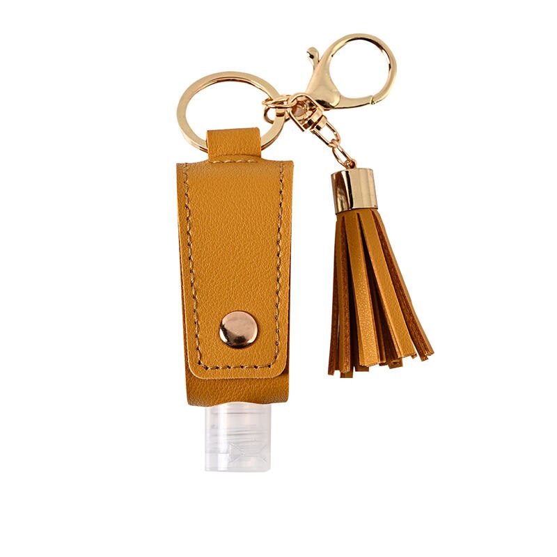 10 stk 30ml prtable desinficerende gel flasker læder håndsprit gel holder botes gel hidroalcolico rellenable llavero: Farve 4