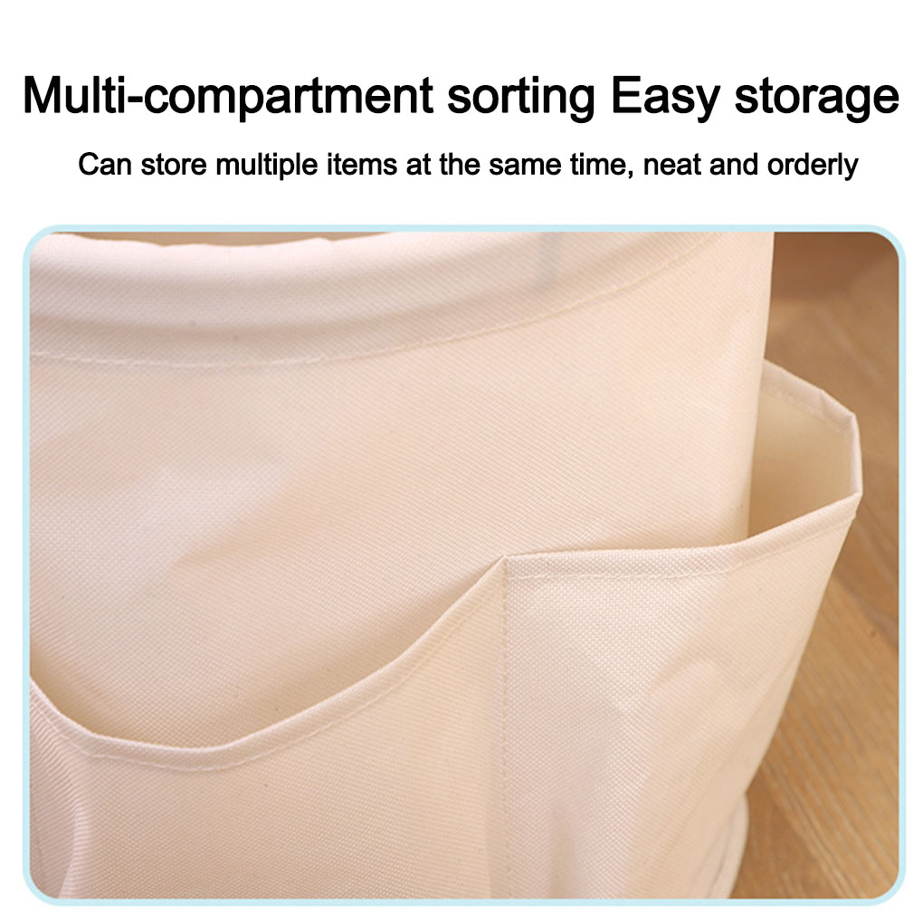 OxfordCloth Opvouwbare mand Picknicktas Wasmand Outdoor schoonmaakcaddy met handvat Reinigingstas
