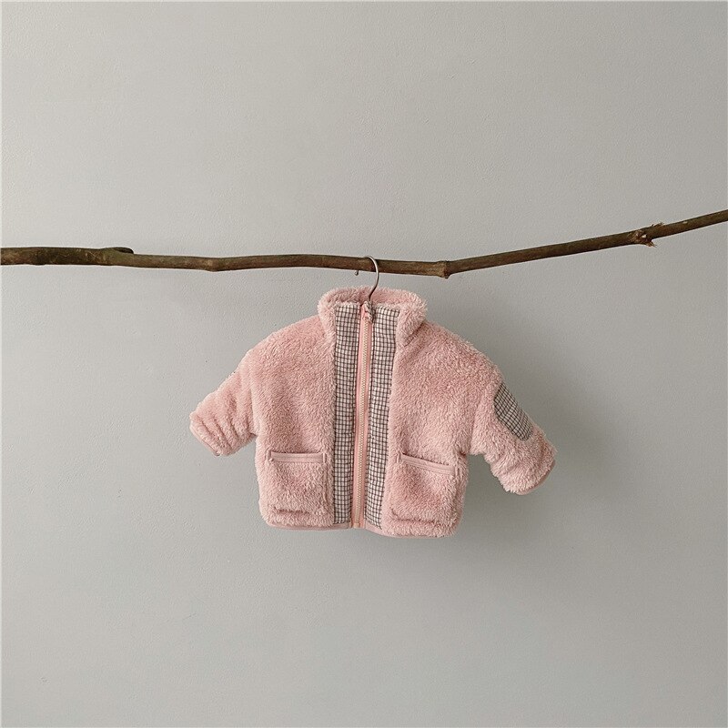 MILANCEl Winter Baby Mantel Verdicken Futter Kleinkind Jungen Jacke Warme Pelz Mantel Baby Mädchen Parkas: pink / 6m