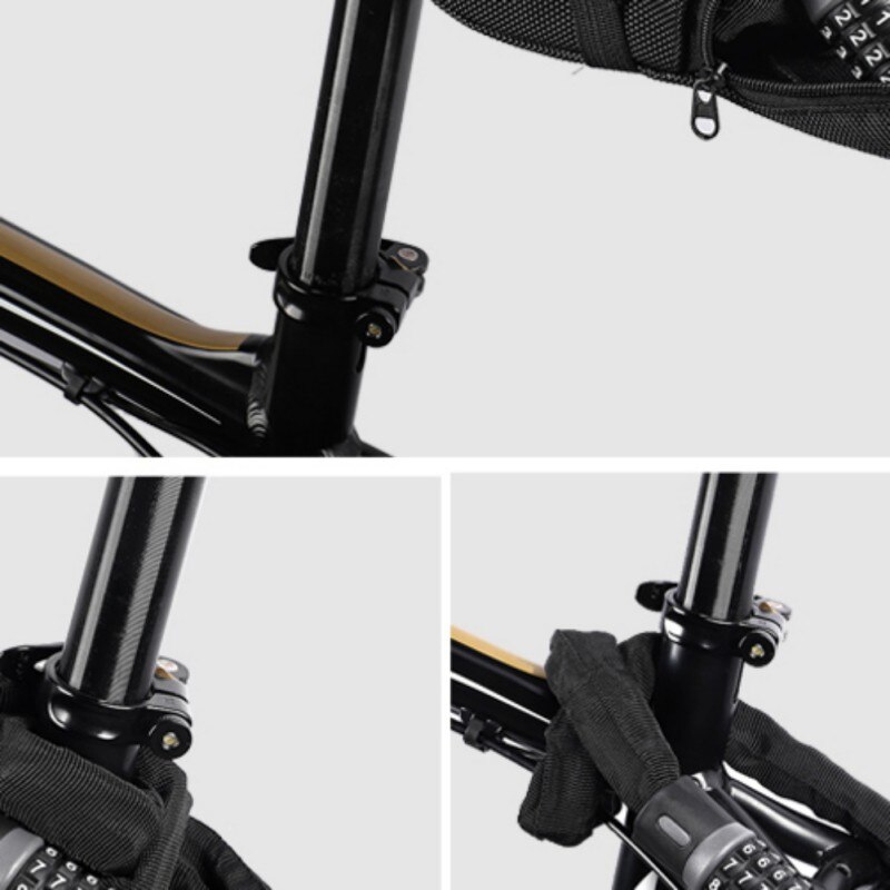 Bicycle Code Lock MTB Road Bike Safety Anti-theft Chain Lock Cycling Bicycle Accessories Bike Lock Road Bike Lock