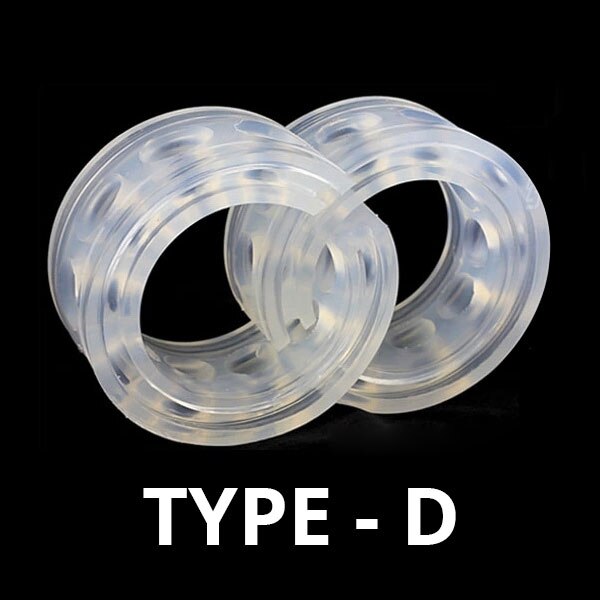 2pcs Car Buffers Shock Absorber Spring Bumper Auto Covers Rubber Protect In The Spring Buffer Car Automobile Suspension Buffers: TYPE-D Buffers