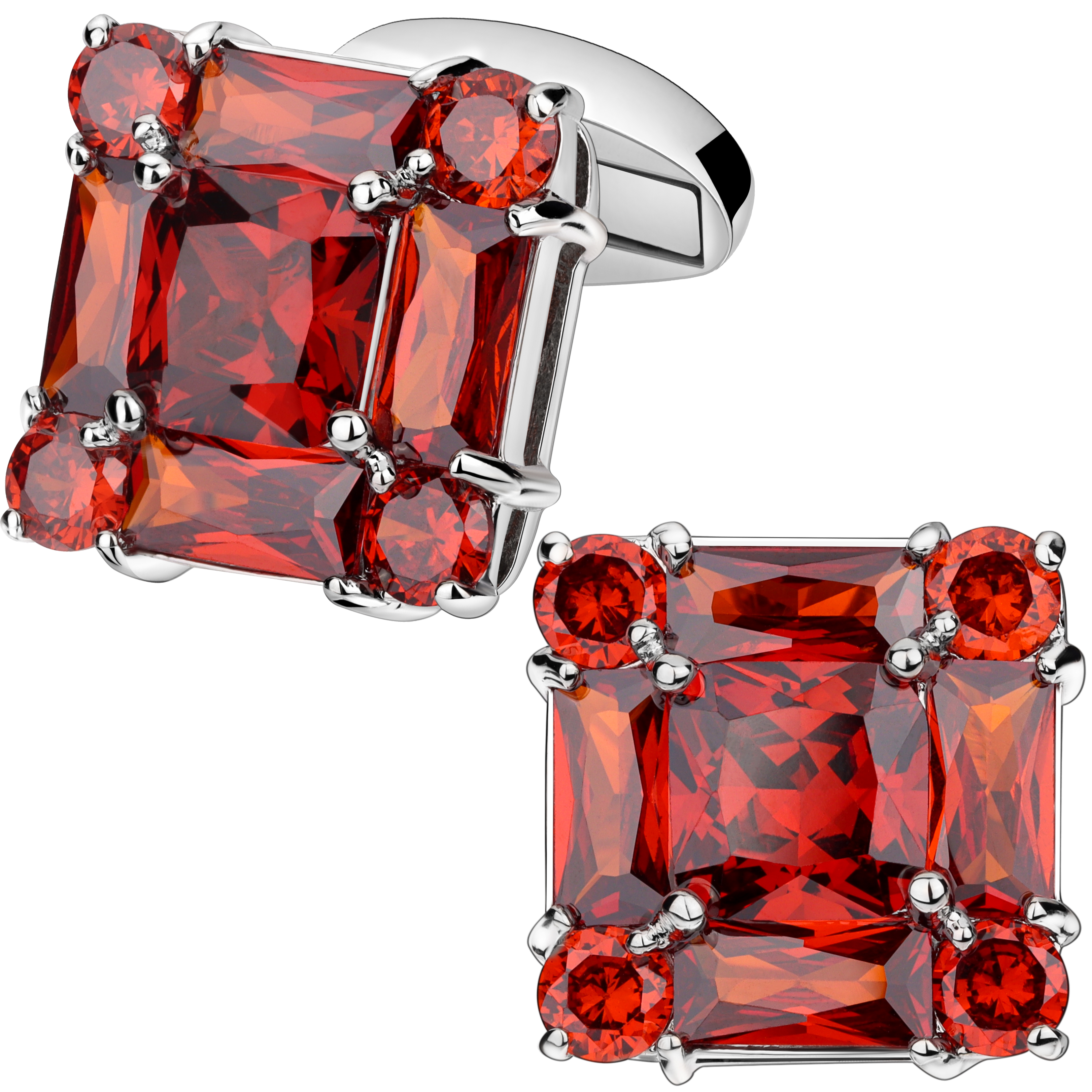 modisch Schneiden Zirkon Manschettenknöpfe für Männer männer Kleidung Zubehör Ewige Glanz Schmuck Besten für Hochzeit: Antikes Gold überzogen