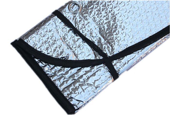 Bil solskjerm foran vindu frontrute solskjerm folier sammenleggbar uv beskytter for bil vindusdeksel