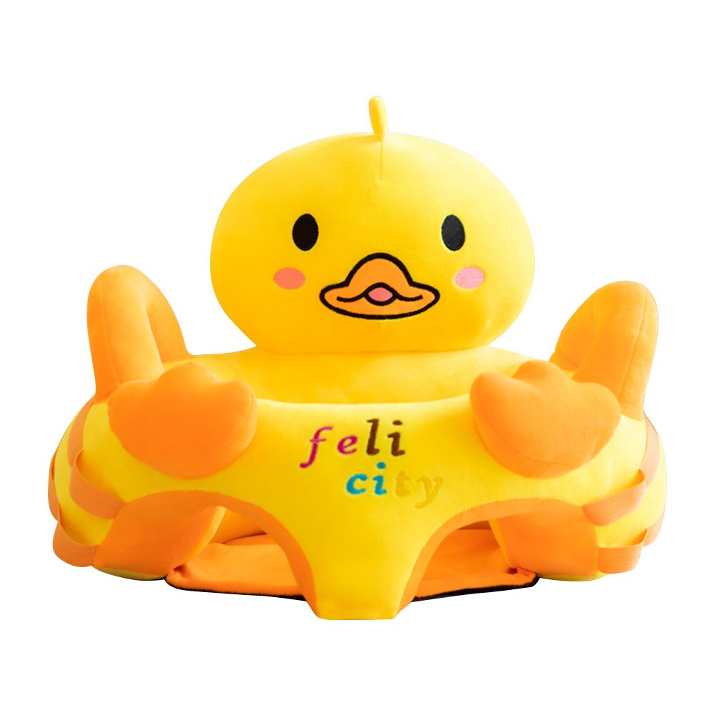 Baby plys stol sofa støtte sæde spædbørn småbørn rede let at lære at sidde tegneserieværktøj små børn tilbehør