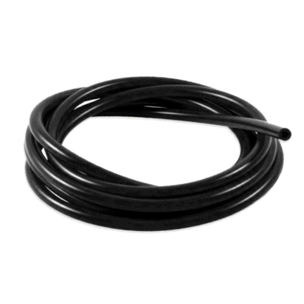 Universal Rubber Reinforced Fuel Hose Tube Pipe Line Black for Petrol Oil for Diesel Motorcycle 5mm Fuel Air Vacuum Hose
