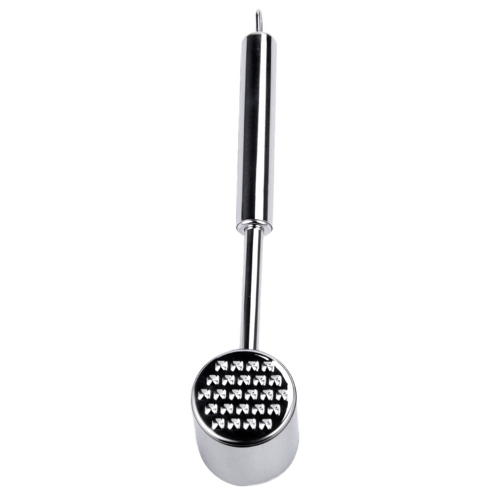 10 Inch Stainless Steel Meat Tenderiser Hammer Steak Hammer for Tenderizing Steak Beef Chicken