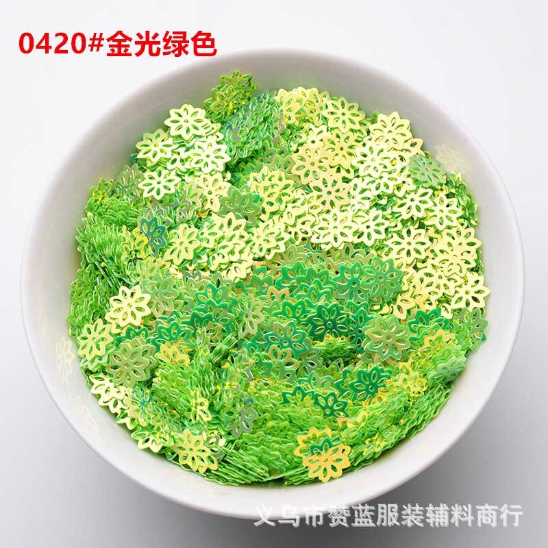 9mm gouden pailletten diy kleding accessoires accessoires pailletten bruiloft kerst feest decoratie materialen pailletten: 0420