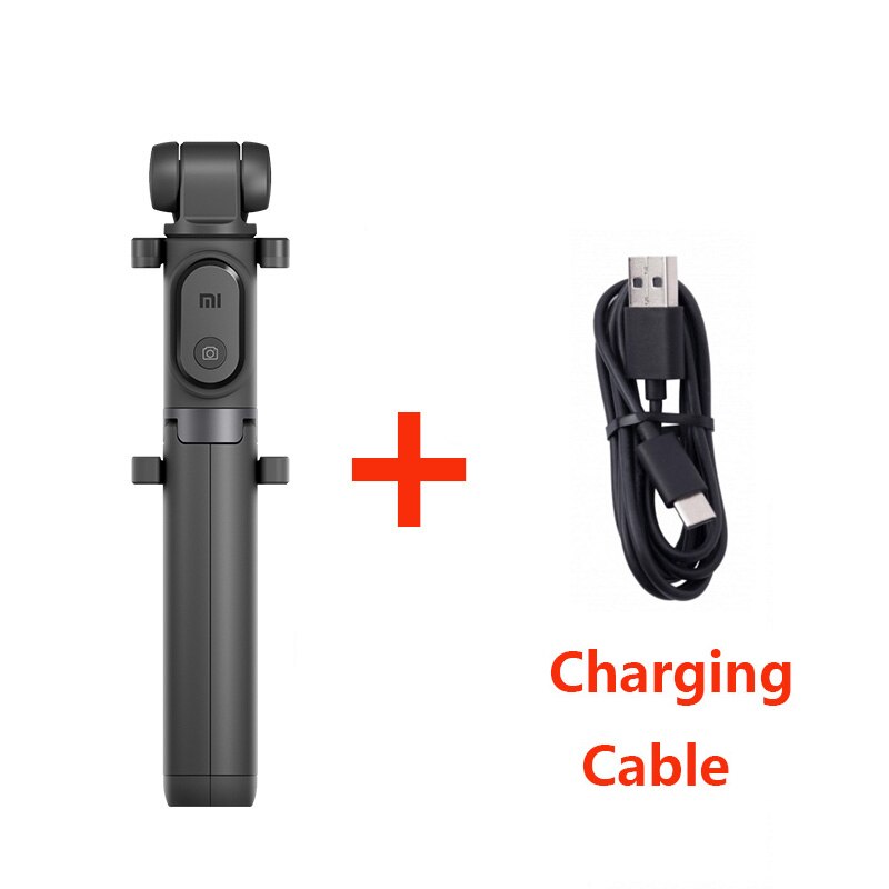 Xiaomi Handheld Mini Foldable Tripod 2 in 1 Monopod Selfie Stick Bluetooth Wireless Remote Control Shutter for Android &amp; Iphone: add cable