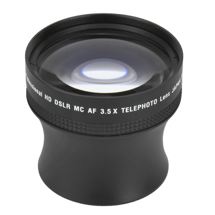 Lente Para Celular 52 Mm 3.5X Universal Aluminium Teleconverter Telelens Dslr Camera Accessoire Camera Len Cam