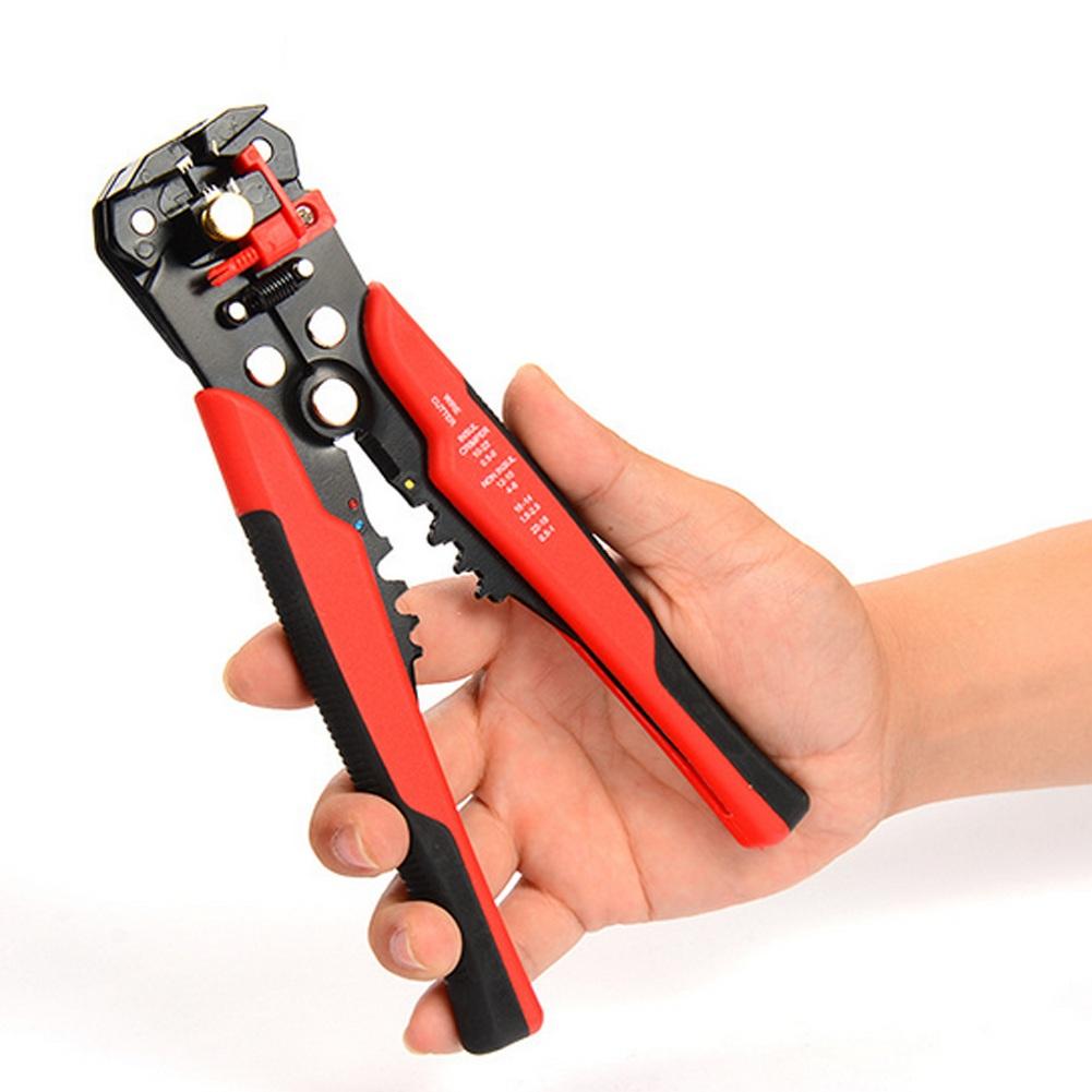 3 in 1 Automatic wire stripper Multifunctional automatic stripping pliers Cable wire Strippers Crimping tools Cutting: 03