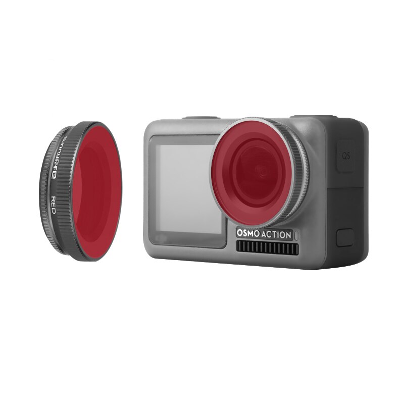 Filtro de mergulho subaquático filtro roxo vermelho para acessórios da câmera da ação de dji osmo