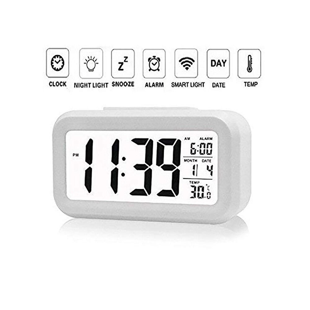 LED Digital Wecker Hintergrund beleuchtung Schlummer Daten Zeit kalender Desktop Multifunktions elektronische Hintergrund beleuchtung Tisch uhr