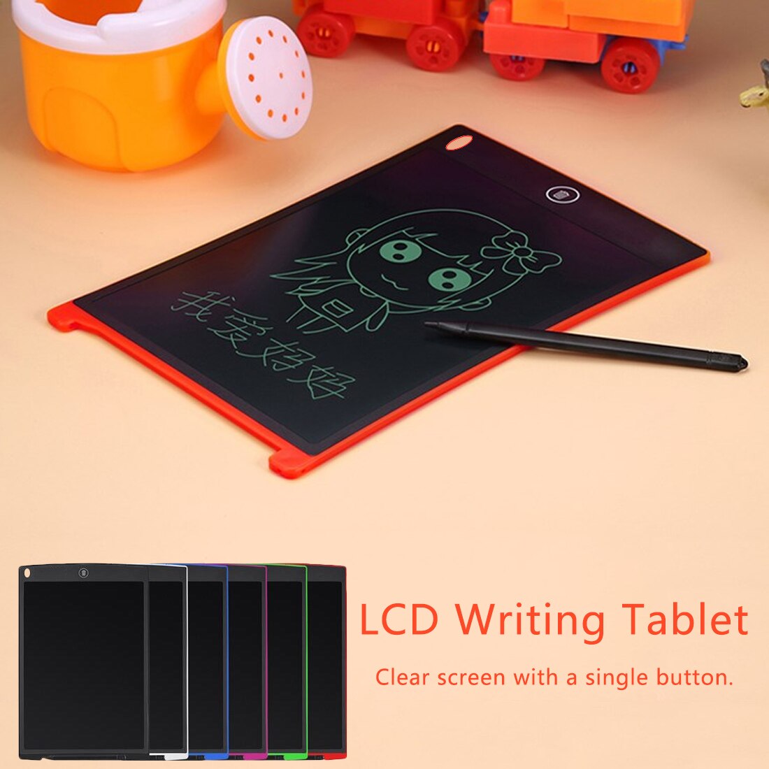 12-Inch LCD Drawing Tablet - Digital Handwriting Pad for Kids & Home - USB Graphics Tablet