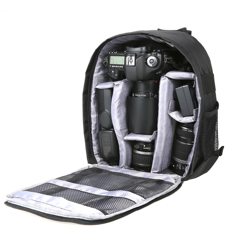 draussen DSLR Digital Kamera Tasche Rucksack Multi-funktionale Atmungsaktive Kamera Taschen Wasserdichte Foto Tasche fallen für Nikon Kanon Sony