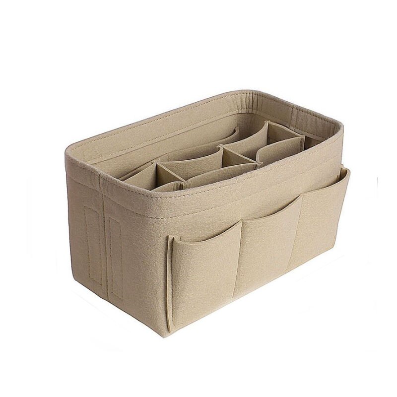 Frauen Filz Tuch Innere Tasche Passt in EinfüGen Handtasche Multi-taschen Kosmetik Taschen Lagerung Und Persönliche Gegenstände Organizer: C