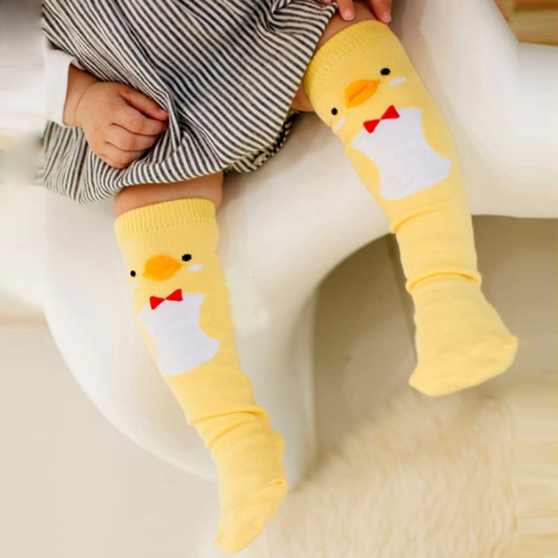 Piger børn benvarmere spædbarn toddler bomuld sokker knæhøje pad ben støvler 0-4y