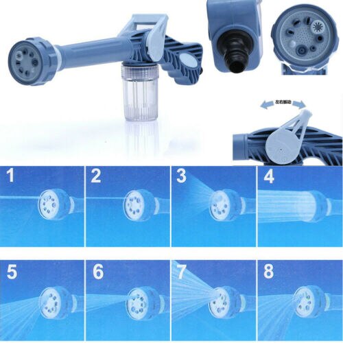 Hochdruck Wasser Energie Blaster 8 in 1 Spritzpist... Grandado
