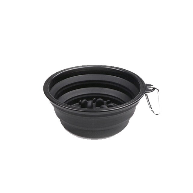 Juguetes Para Perros con tratamiento alimenticio, comedero educativo, juguetes de puzle para perros, juego interactivo de entrenamiento IQ, antiahogo juguete, comedero más lento: Black