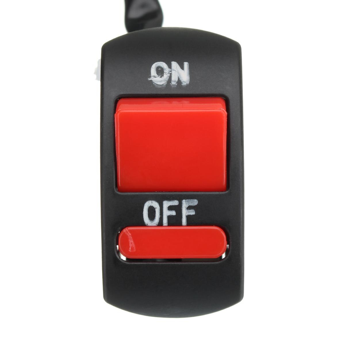 Universal Motorcycle Kill Switch Stop Kill Of Switch Hazard Light Button for 22mm Handlebar Dirt Pit Quad