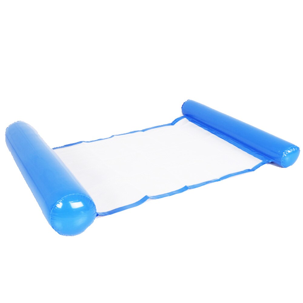 Estate PVC Gonfiabile Pieghevole Fila Galleggiante di Nuoto Piscina di Acqua Amaca Materassini E Gonfiabili Letto Spiaggia Sport Acquatici Sedia Sdraio: B-Blue