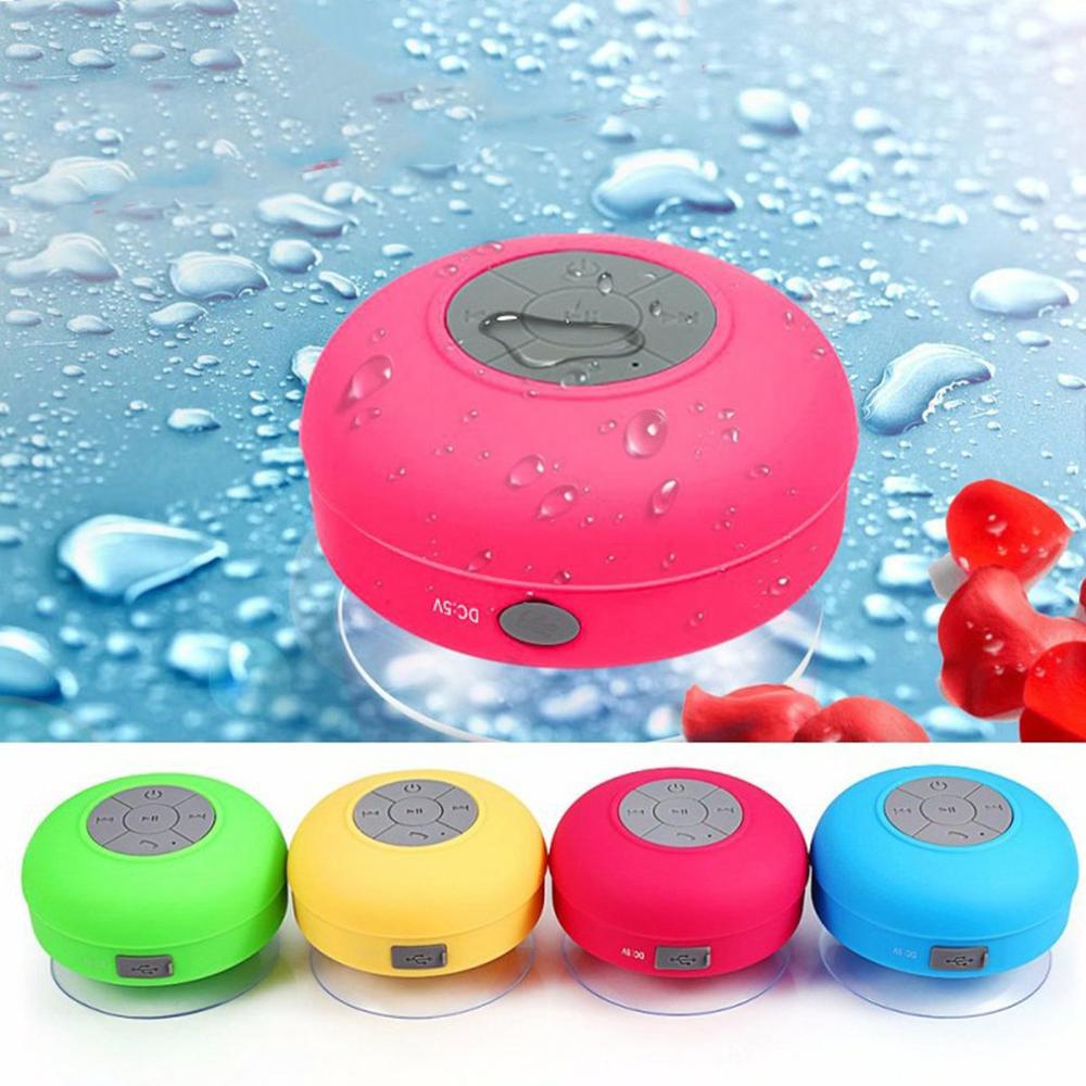 Mini Bluetooth Speaker Draagbare Draadloze Waterdichte Douche Speakers Handsfree Met Mic Voor Badkamer Auto Zwembad Strand Outdoor