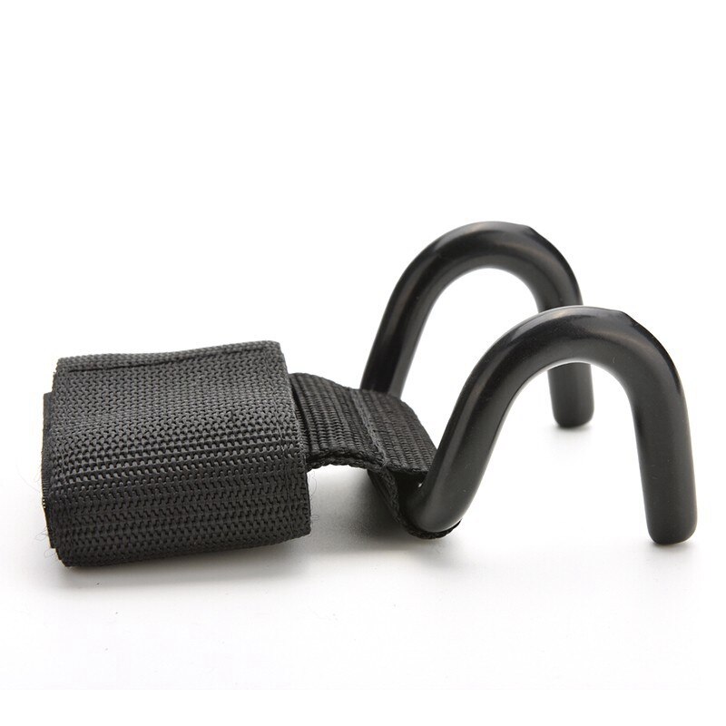 Weight Lifting Hook Hand Bar Wrist Straps Glove Weightlifting Strength Training Gym Fitness Hook Support Lift Grip Belt