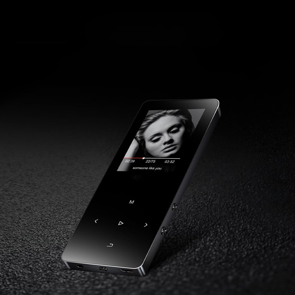 MP4 Player mit Metall Mp4 Player Portable Media Dünne 8GB Walkman Mit Touch Tasten 1,8 Zoll Bildschirm Fm Radio video Mp4