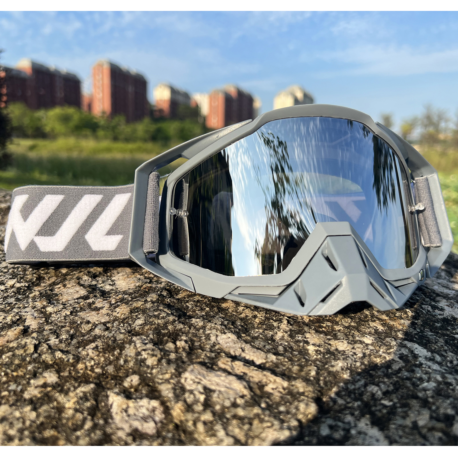 WJL Motocross-Brille, Motorrad-Sonnenbrille, Herren, MTB, ATV, Maske, winddichter Schutz, Skifahren, Radfahren, Rennen, Offroad-Brille: MULTI
