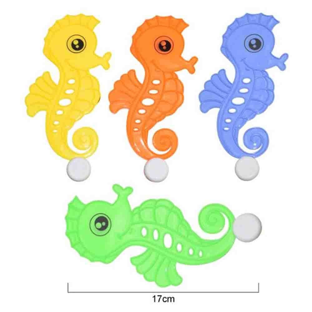 Children's swimming toy diving ring stick water injection toy various styles swimming pool party decoration beach toys: 3diving seahorse