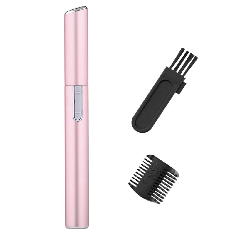 Stumm Baby Elektrische Haar Trimmer Automatische Dauerhafte Sichere Rasieren Haar Werkzeug für Infant Haar Trimmer Elektrische Rasierer FIF66: Rosa