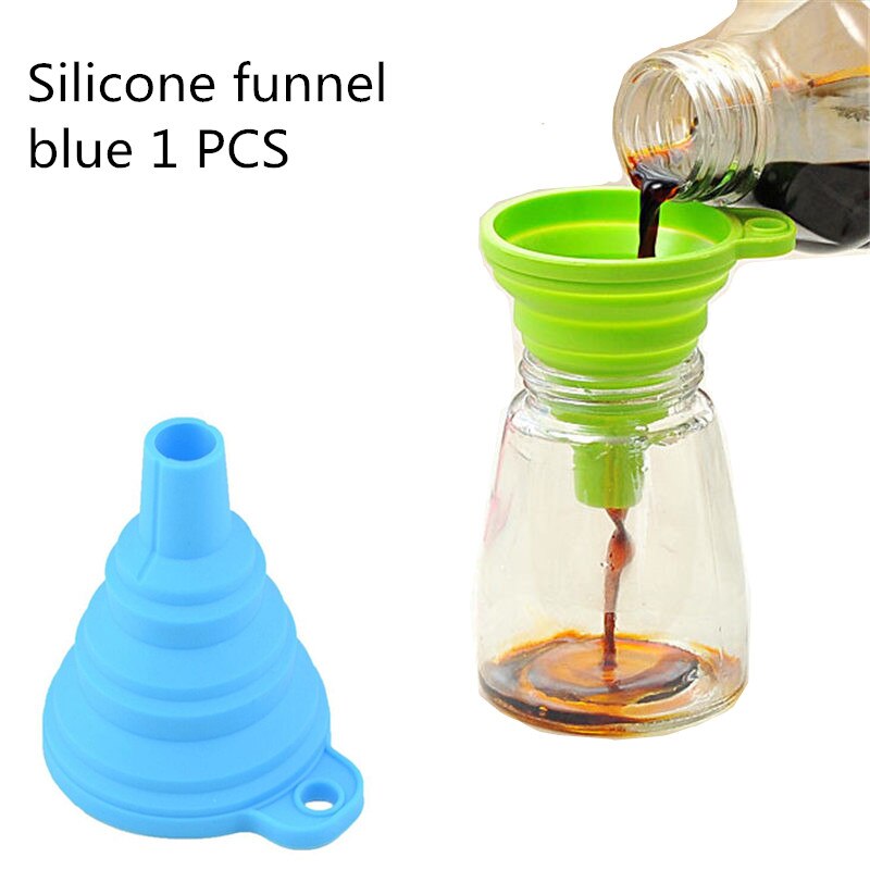 KeWL Kitchen Gadgets Kitchen Accessories Reusable Silicon Stretch Lids Universal Lid Silicone Food Wrap Bowl Lid Kitchen Tools: blue 1 PCS