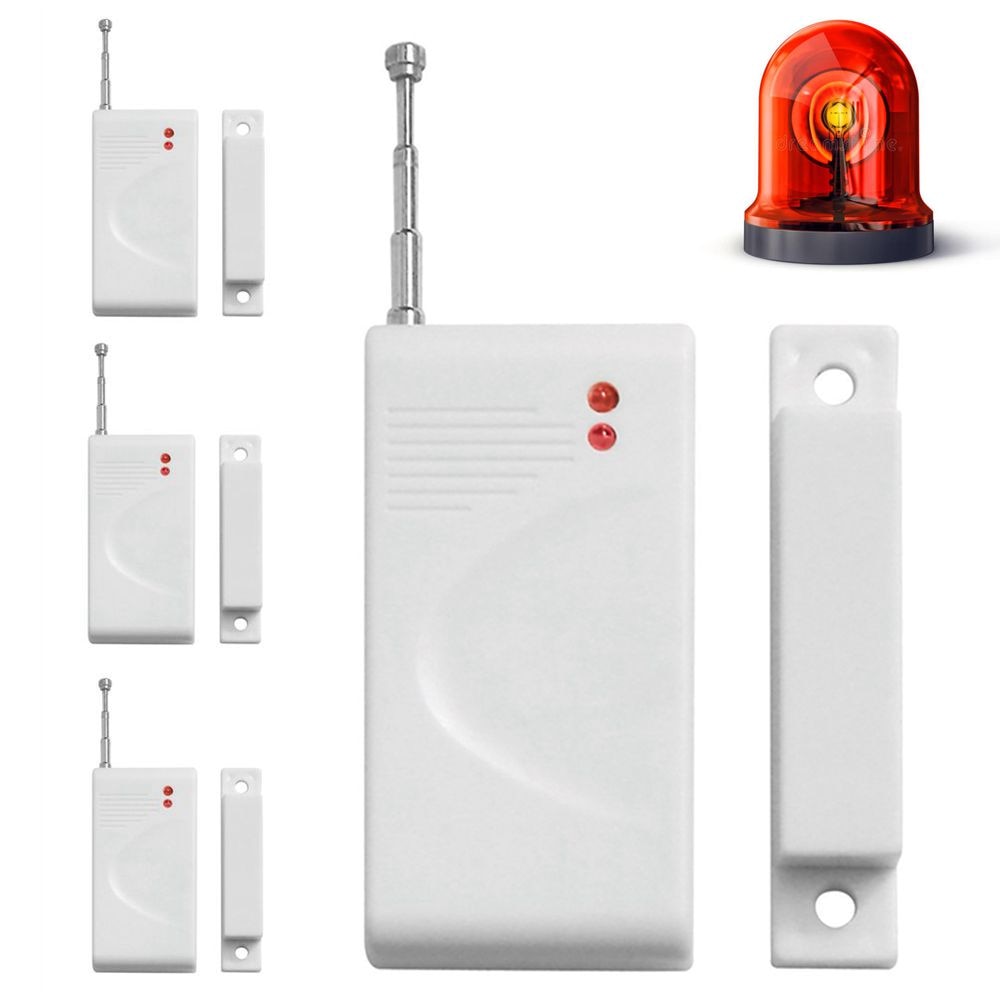 4/10pcs Independent Wireless Home Door Window Entry Burglar Alarm Standalone Magnetic Sensors Security Alarm Protect System